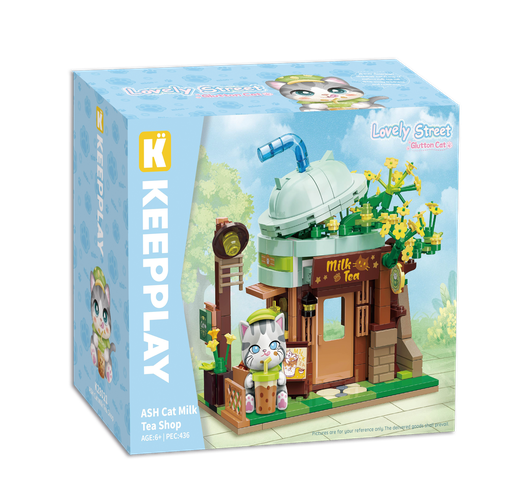 [KP28021] Lovely Street - Ash Cat Milk Tea Shop