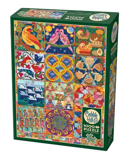 [CH40049] Twelve Days of Christmas Quilt (1000 pezzi)