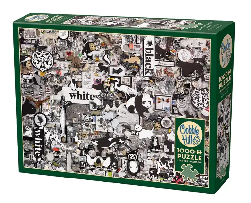 [CH40043] Black and White: Animals (1000 pezzi)