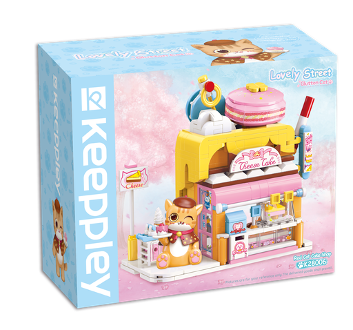 [KP28006] Lovely Street - Red Cat Cake Shop